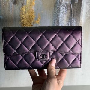 Chanel iridescent wallet